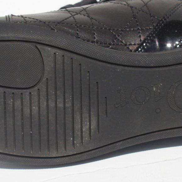 Black Christian Dior Sprint Basket High Top Shoes Sneakers Size 7 -SOLD - Picture 9 of 10